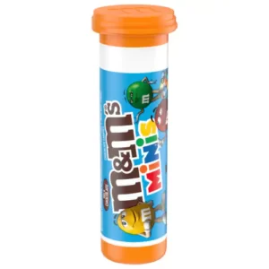 M&M’S Milk Chocolate MINIS Size Candy 1.77-Ounce Tube 24-Count
