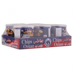 Oman Chips Potato Chips, 6 Can Pieces x 37g