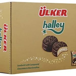 Ulker Halley Chocolate & Marshmallow Cake, 23 gm (Pack of 24)