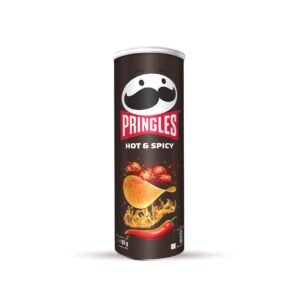 Pringles Hot & Spicy Flavored Chips, 165 grams Can