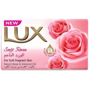 Lux Perfumed Bar Soap Soft Rose, 6 x 120 gm